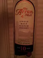 Sucre et nutriments contenus dans Isle of arran distillers