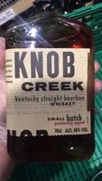 Sucre et nutriments contenus dans Knob creek