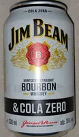 İçindeki şeker miktarı Kentucky Straight Bourbon Whiskey & Cola Zero