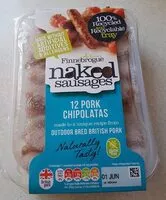 Suhkur ja toitained sees Naked sausages