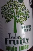 Sucre et nutriments contenus dans Truly fruity