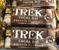 Suhkru kogus sees Trek Cocoa Oat Protein Flapjack
