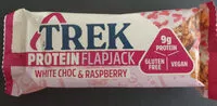 Suhkru kogus sees White choc & raspberry protein flapjack