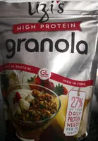 Protein boosted toasted wholegrain granola high protein high in fibre natural flavoring whole grain