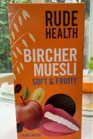 Zuckermenge drin Bircher muesli soft & fruity