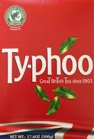 Sucre et nutriments contenus dans Typhoo