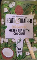 Quantité de sucre dans Heath & Heather: Organic Green Tea & Coconut 20 Bags