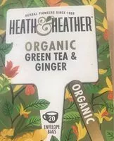 Quantité de sucre dans Organic Green Tea & Ginger