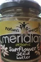 Jumlah gula yang masuk Meridian Organic Sunflower Seed Butter