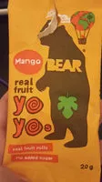 Sugar and nutrients in Bear yo yo