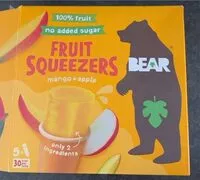 Suhkru kogus sees Fruit squeezers mango and apple