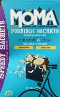 İçindeki şeker miktarı Vegan porridge sachets coconut and chia