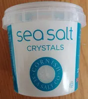 Sokeria ja ravinteita mukana Cornish sea salt co