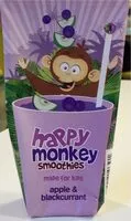 Sokerin määrä sisällä Happy monkey smoothies