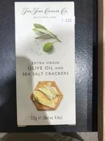 Quantité de sucre dans crackers à l'huile d'olive vierge extra et au sel de mer