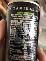 Suhkru kogus sees Monster Energy Export