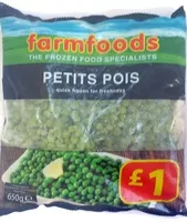 Frozen petits pois