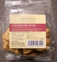 Cantidad de azúcar en Caramelised onion flavour bruscetta