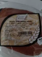 Jumlah gula yang masuk Pastry with poppy seeds