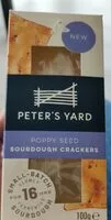 Количество сахара в Poppy seed sourdough crackers