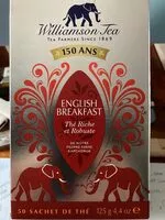 Quantité de sucre dans English breakfast