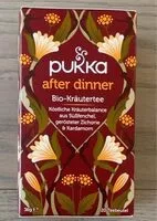 含糖量 Pukka After Dinner Bio-Kräutertee
