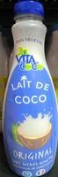 Sucre et nutriments contenus dans Vitacoco