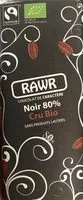 Sucre et nutriments contenus dans Rawr