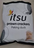 Cantidad de azúcar en Itsu Prawn Crackers Peking Duck