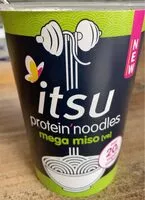 Cantidad de azúcar en Protein noodles mega miso