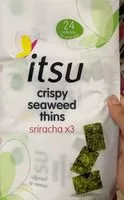 Cantidad de azúcar en Crispy seaweed thins