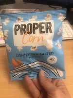 İçindeki şeker miktarı Proper corn sea salted