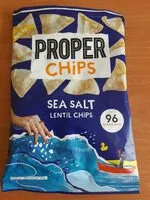Quantité de sucre dans PROPERCHIPS Sea Salt Lentil Chips