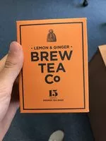 Suhkur ja toitained sees Brew tea co