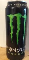 Sucre et nutriments contenus dans Monstermonster energy companymonster energy