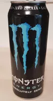 Sucre et nutriments contenus dans Monster energy monster