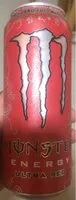 Suhkru kogus sees Monster Energy Ultra Red