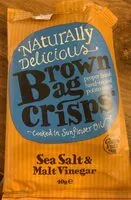 Amount of sugar in Sea salt and malt vinegar