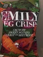 चीनी और पोषक तत्व Emily crisps