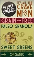 Quantité de sucre dans Paleo Granola Sweet Greens