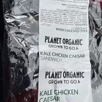 Quantité de sucre dans Kale chicken Caesar sandwich