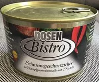 Zuckermenge drin Schweinegeschnetzeltes in Champignonrahmsoße mit Nudeln