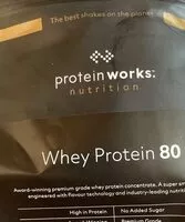 चीनी की मात्रा Whey protein 80