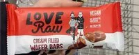 入っている砂糖の量 Love Raw cre&m filled wafer bars