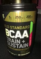 Количество сахара в Gold standard - BCAA - Train + sustain