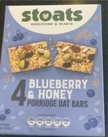入っている砂糖の量 Porridge oat bars