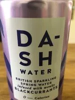 中的糖分和营养成分 Dash water