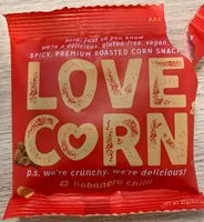 Sucre et nutriments contenus dans Love corn