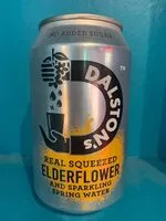 Cantidad de azúcar en Real squeezed elderflower