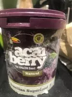 Sucre et nutriments contenus dans Acai berry